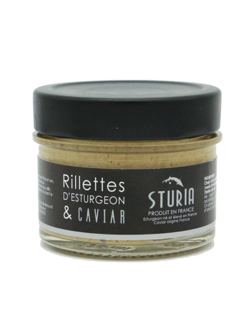 Rillettes d'esturgeon au caviar - STURIA