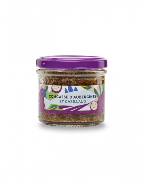 Concassé d'Aubergines et Cabillaud - 105gr - La Belle-iloise