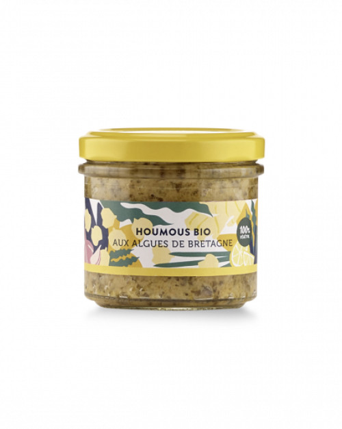 Houmous bio aux Algues de Bretagne - 105gr - La Belle-iloise