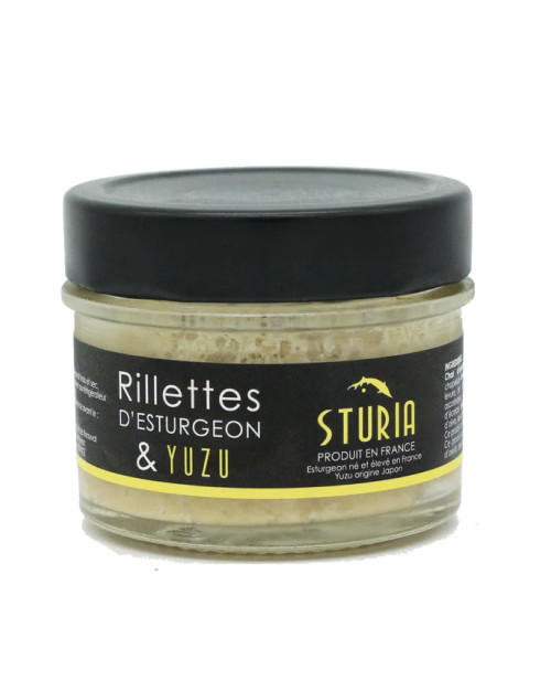 Rillettes d'esturgeon au yuzu - STURIA