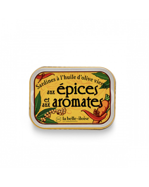 Sardines aux épices & aromates - 115gr - La Belle-iloise