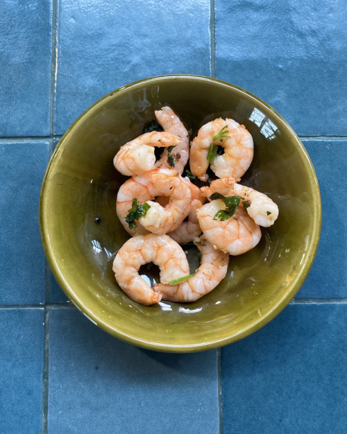 Salade de crevettes