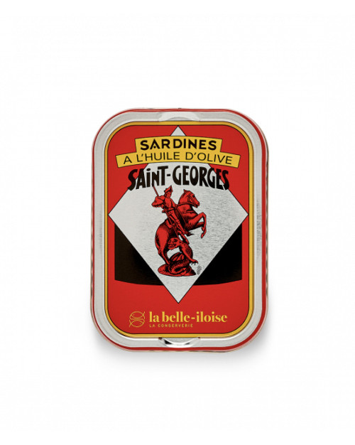 Sardines à l'Huile d'olive St-Georges - 115gr - La Belle-iloise